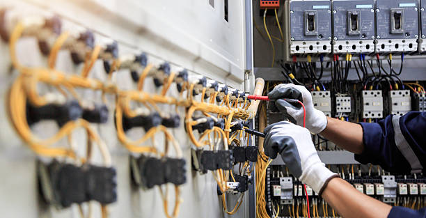 Professional Electrician technician working in Commerce, GA